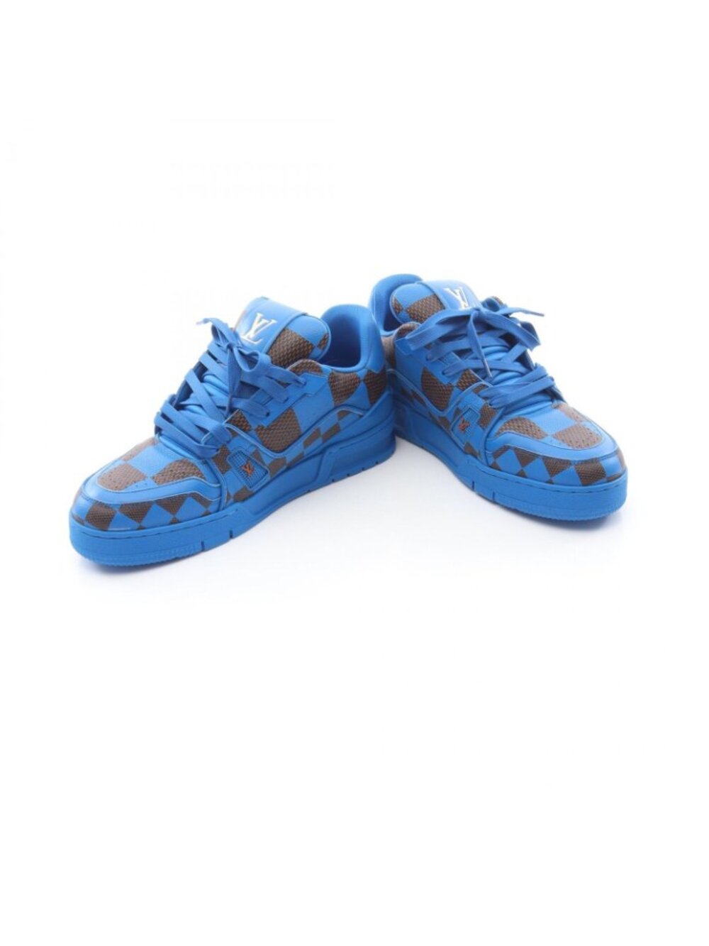 Louis Vuitton Sneakers LV Trainer Line Damier Pop Canvas Leather - Picture 3 of 9